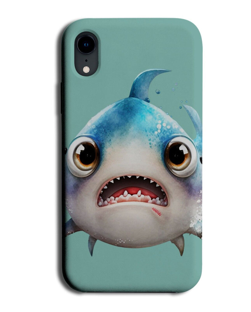 Funny Scared Baby Shark Phone Case Cover Babies Scary Frightened Cute Tiny AH91