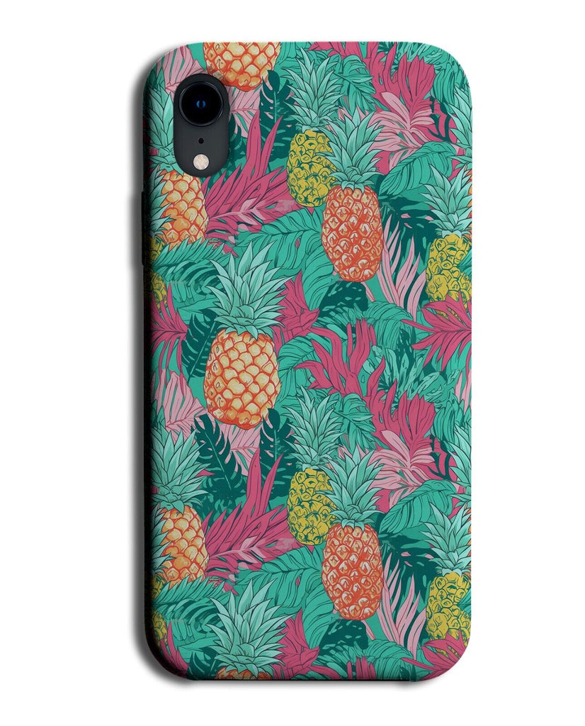 Retro Colourful Preppy Pineapples Design Phone Case Cover Pineapple Fruits CK22