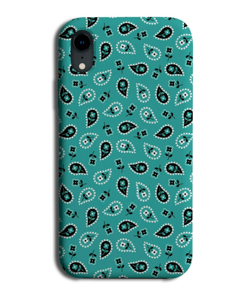 Turquoise Green Phone Case Cover Black White Indian Moroccan Tribal Pattern G623
