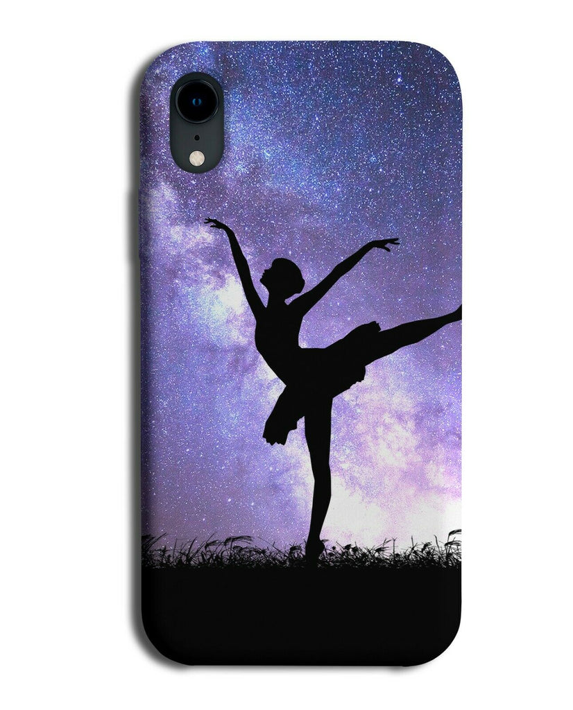 Ballet Silhouette Phone Case Cover Ballerina Dancer Galaxy Moon Universe i731