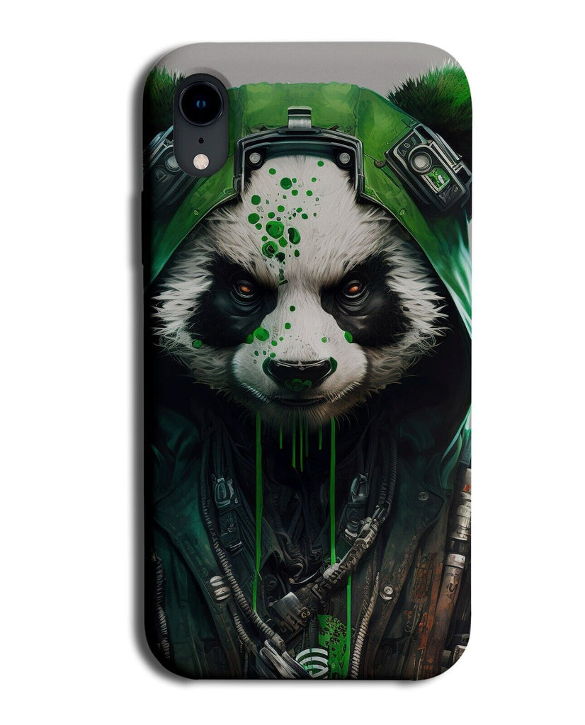 Cyberpunk Panda Assassin Phone Case Cover Assassins Hood Bear Pandas Sneaky BK05
