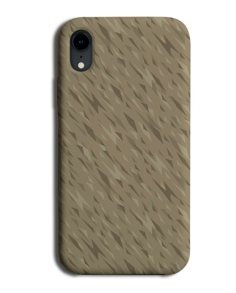 Sand Coloured Camo Print Phone Case Cover Army Sandy Light Brown Yellow H580