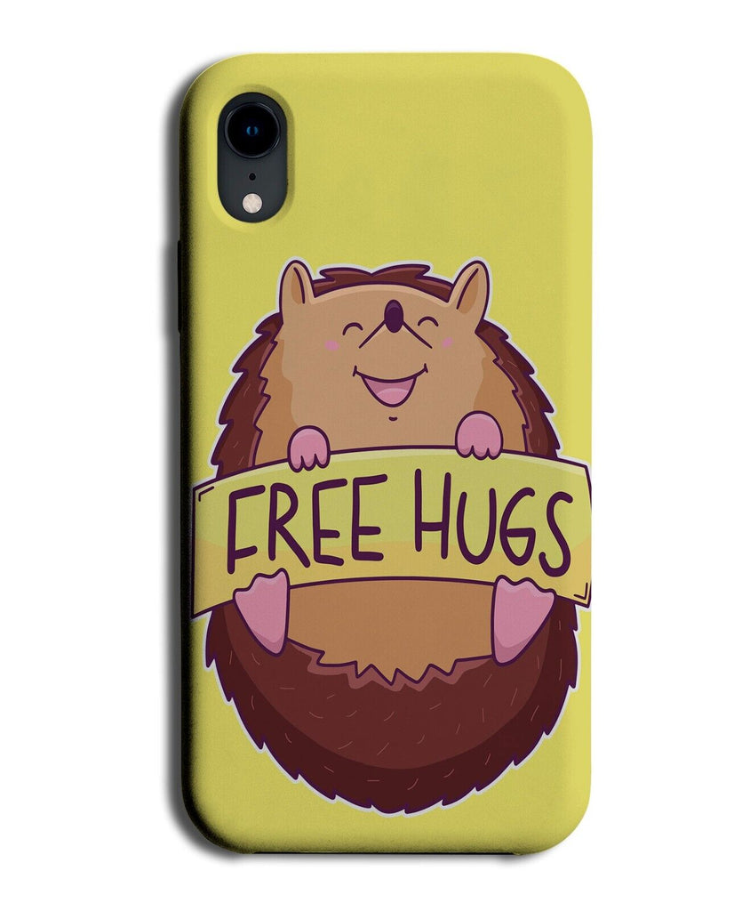 Funny Free Hugs Hedgehog Phone Case Cover Hedgehogs Animal Cartoon Kids P761