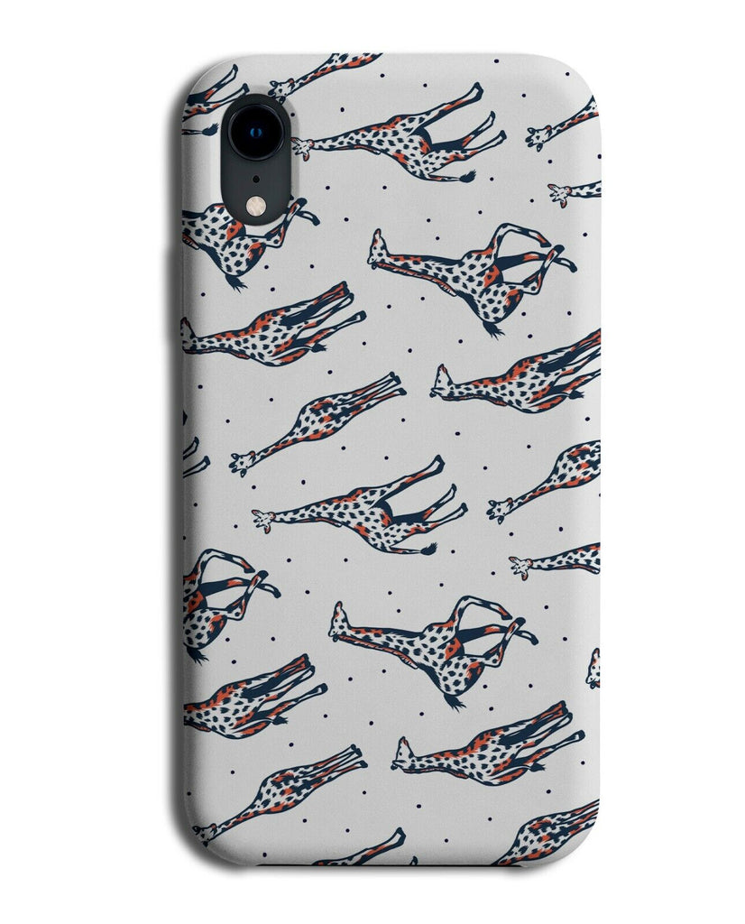 Giraffe Pattern Design Phone Case Cover Giraffes Patterning Shapes Animal J452