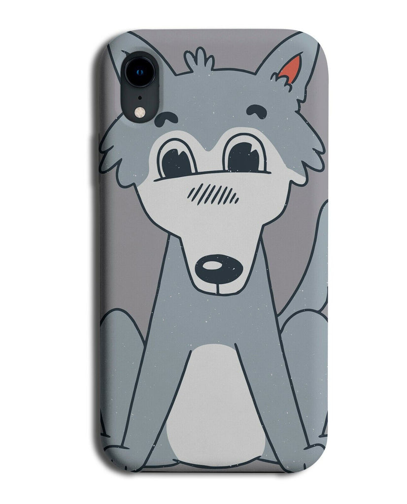 Childrens Wolf Phone Case Cover Wolves Cartoon Picture Kids Childs Cute K451