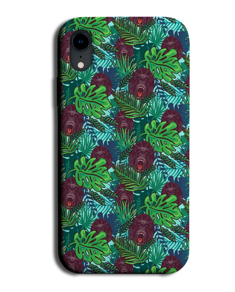 Male Gorilla Heads Phone Case Cover Faces Pattern Monkey Head Pattern Apes AB94