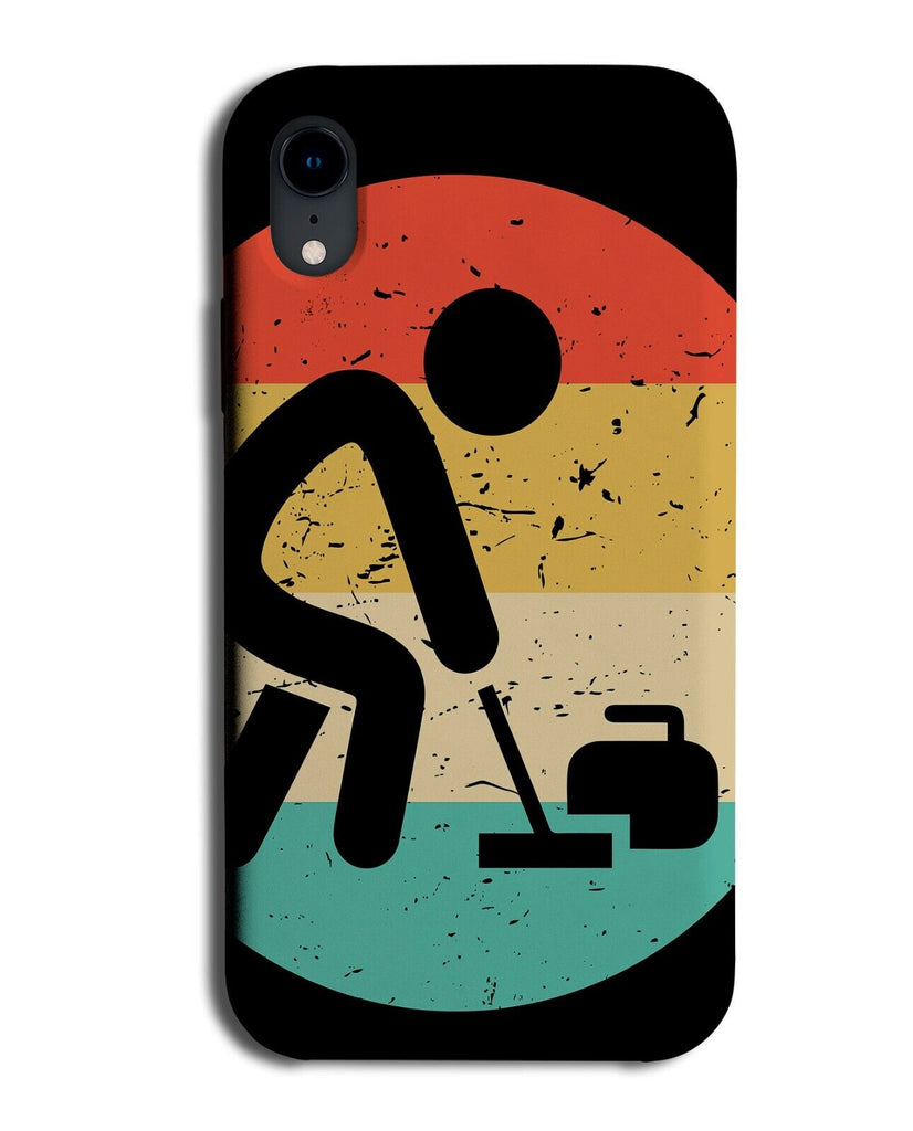 Curling Phone Case Cover Curler Retro Sport Stone Rock Sweeper Sweeping Q609