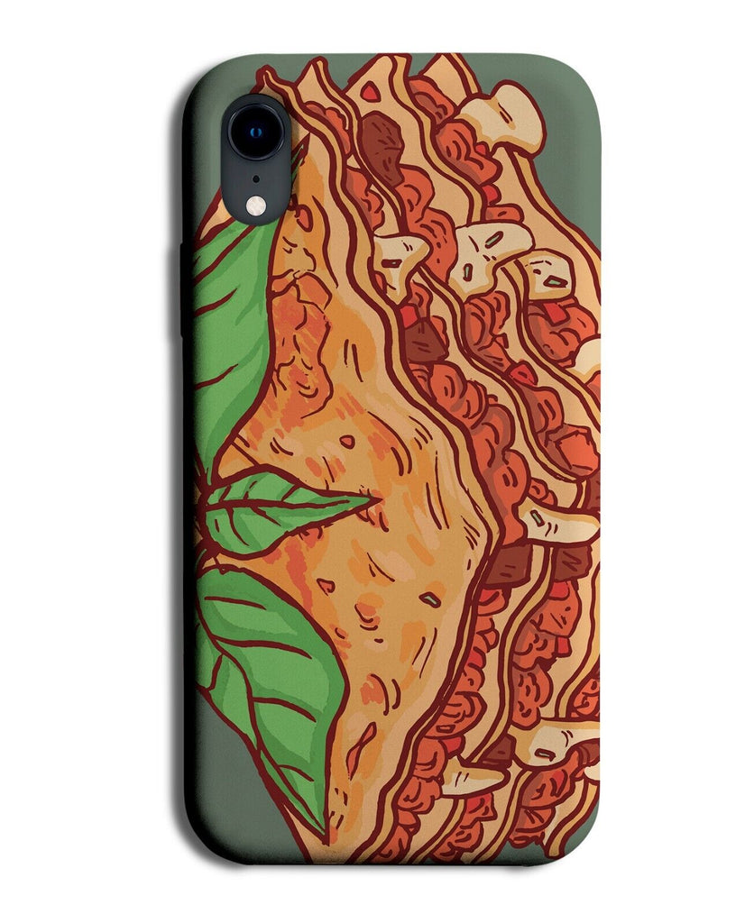 Meat Lasagne Food Design Phone Case Cover Cartoon Lasagnes Italian Foods P112