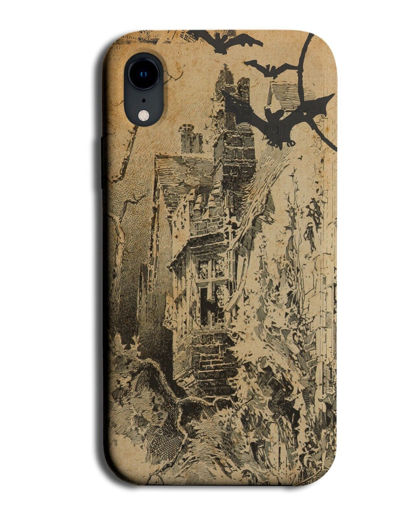 Spooky Old Haunted House Polaroid Style Picture Phone Case Cover Haunting AS50