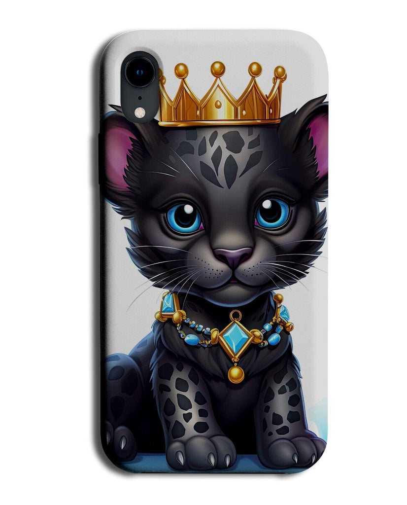 Baby Black Panther Phone Case Cover Cub Cubs Panthers Face King Crown Kings DB09