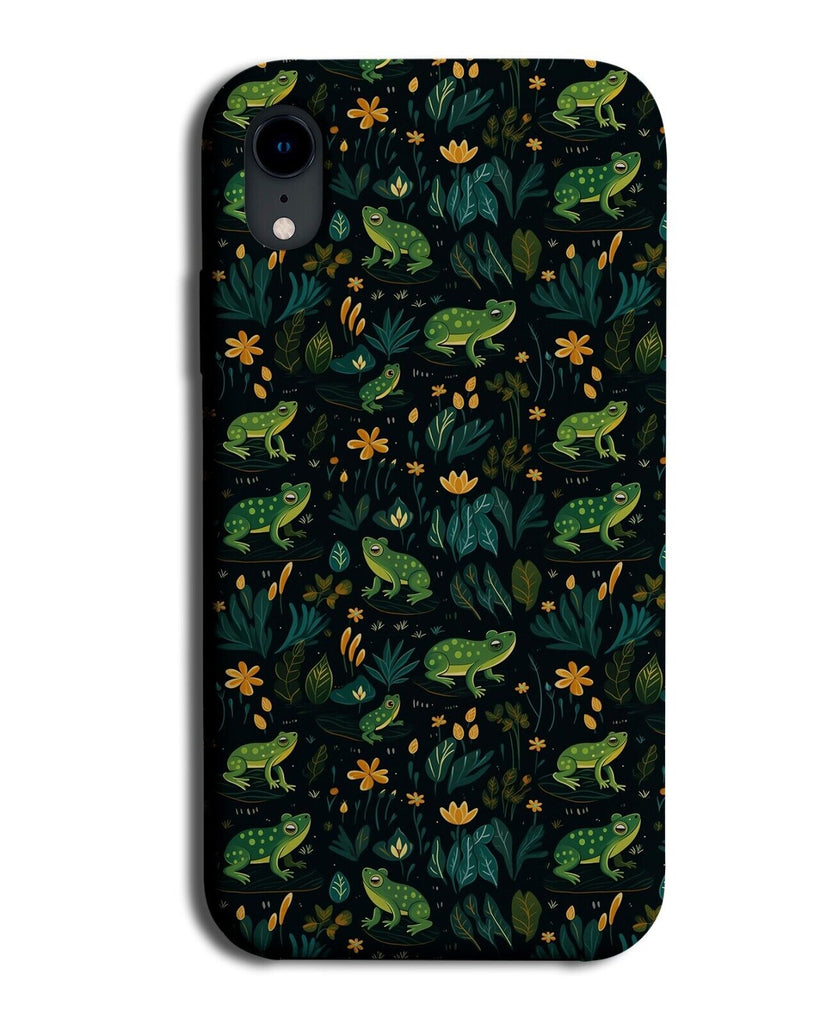 Toads In The Jungle Pattern Phone Case Cover Toad Leaves Forrest Reptile CG37