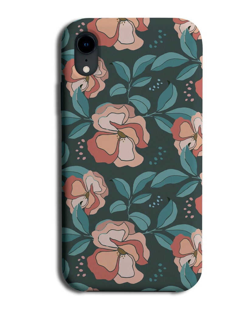 Abstract Floral Flowers Phone Case Cover Leaves Painting Print Painter Leaf E571