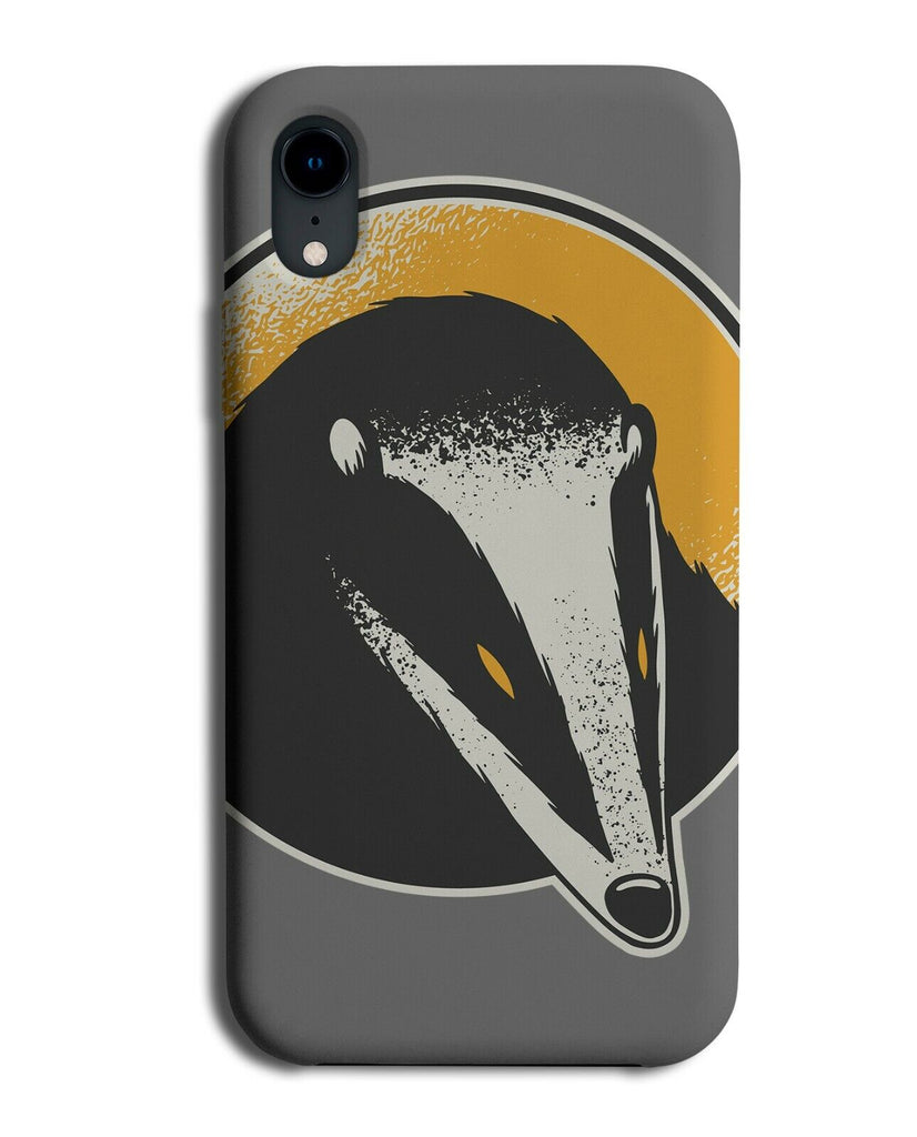 3D Badger Head Escape Print Phone Case Cover Cartoon Badgers Face K912