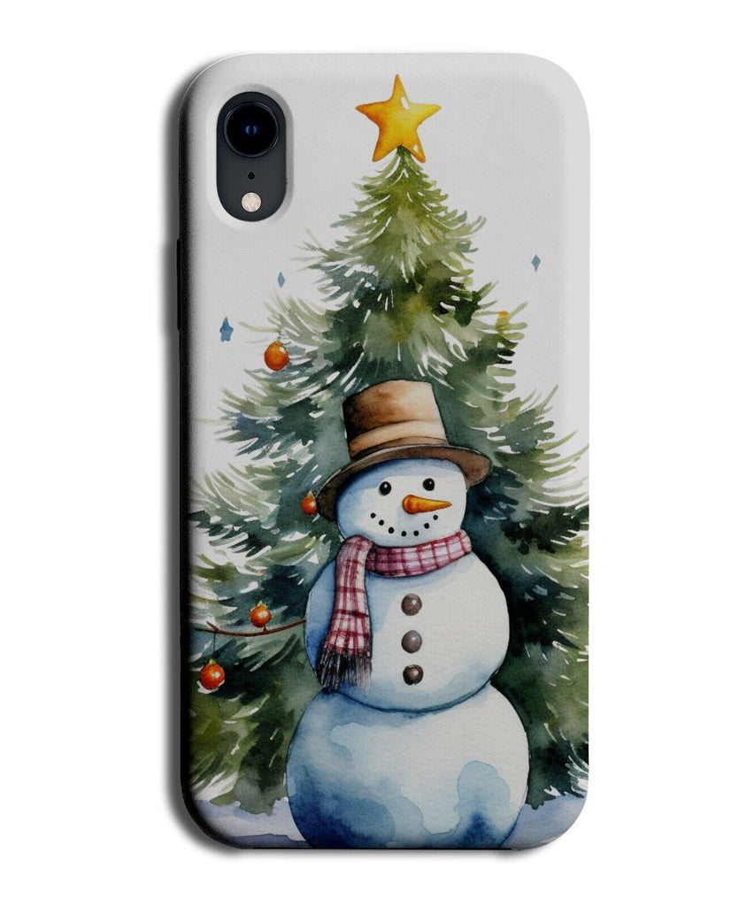 Christmas Snowman Phone Case Cover Snowmen Snow Tree Style Kids Theme Hat DG80