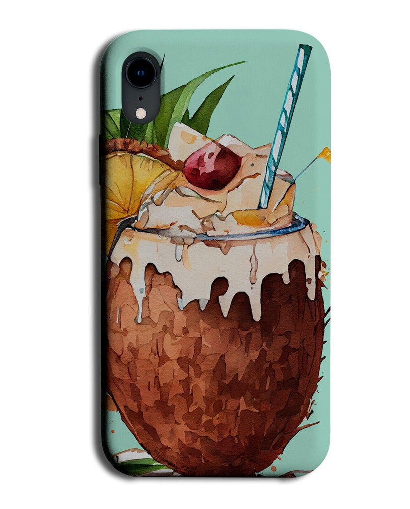 Coconut Pina Colada Cocktail Phone Case Cover Cocktails Coladas Drink Beach CZ70