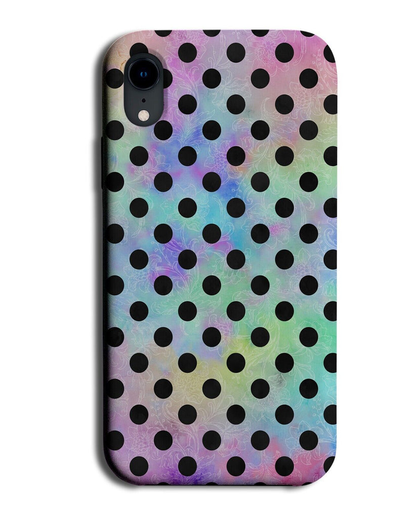 Multicoloured Pastel Polka Dots Phone Case Cover Rainbow Coloured Style Dot DB55