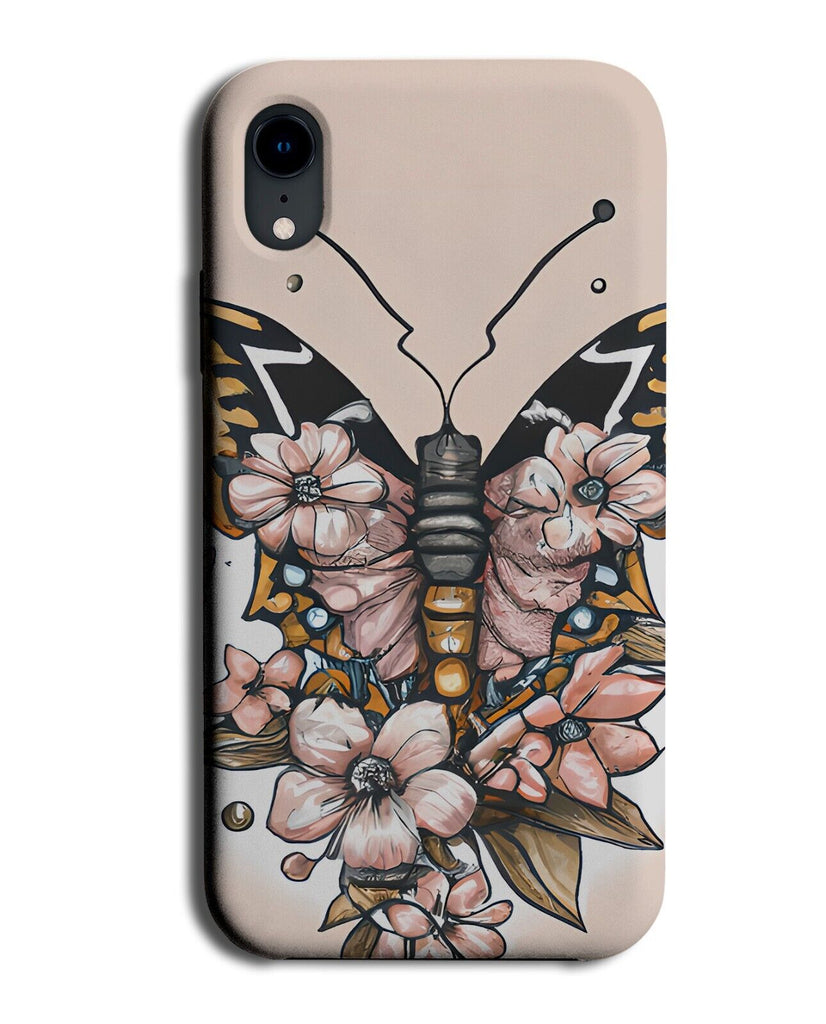 Floral Butterfly Phone Case Cover Wings Flowers Moth Moths Flowers Spring AF15