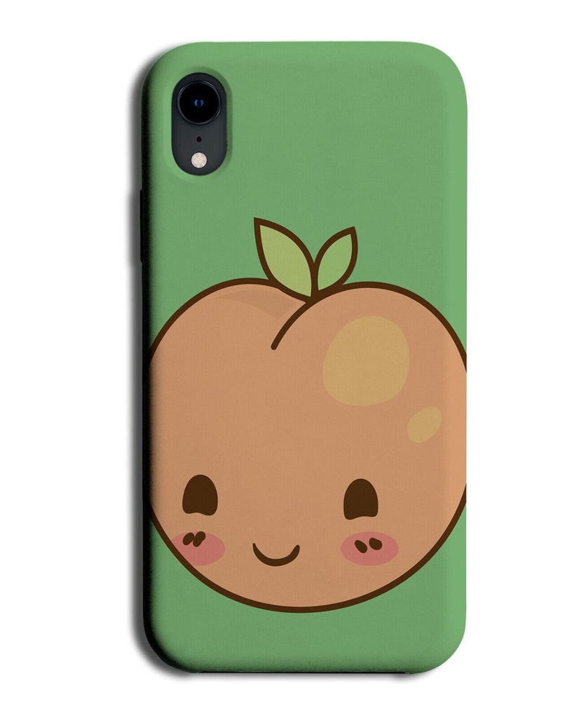 Cartoon Style Peach Phone Case Cover Fruit Anime Peaches Plum Plums Orange BR93