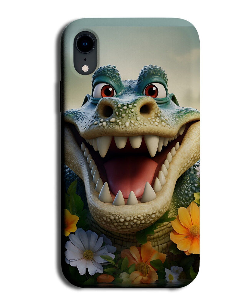 Grinning Alligator Phone Case Cover Alligators Funny Laughing Crocodile DC66