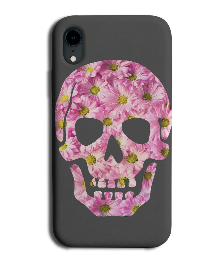 Floral Skull Phone Case Cover Skulls Flowers Flowery Skeleton Daisy Daisies D791
