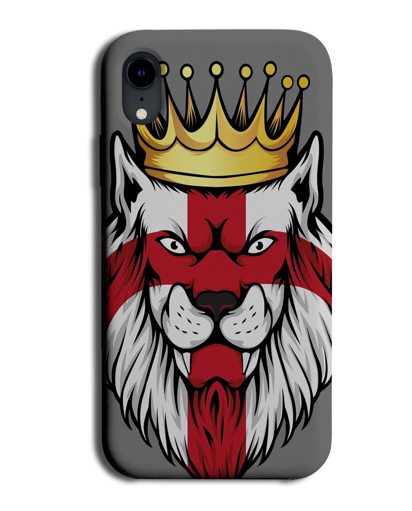 English Lion King Phone Case Cover Lions Crown Flag England British Footie DA13