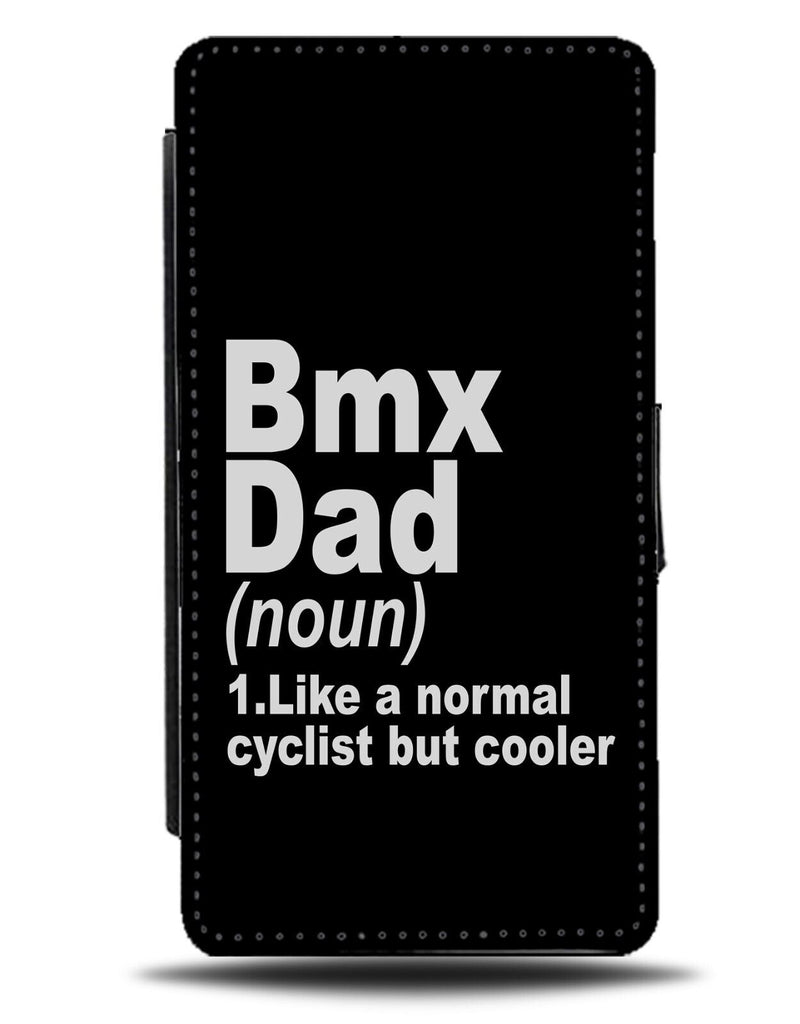 BMX Dad Flip Wallet Case Dads Father BMXs BMXer Bike Bikes Boys Mens Boy CZ25