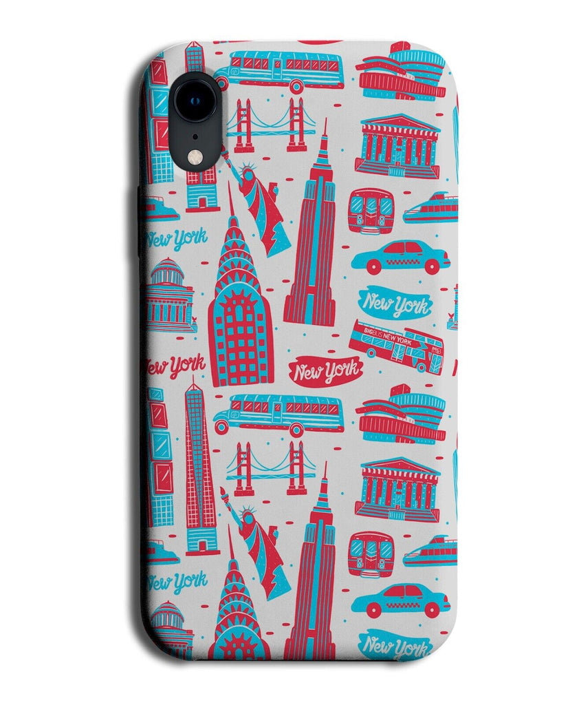 New York Landmarks Phone Case Cover Landmark NY Holiday Travelling To Gift BQ94