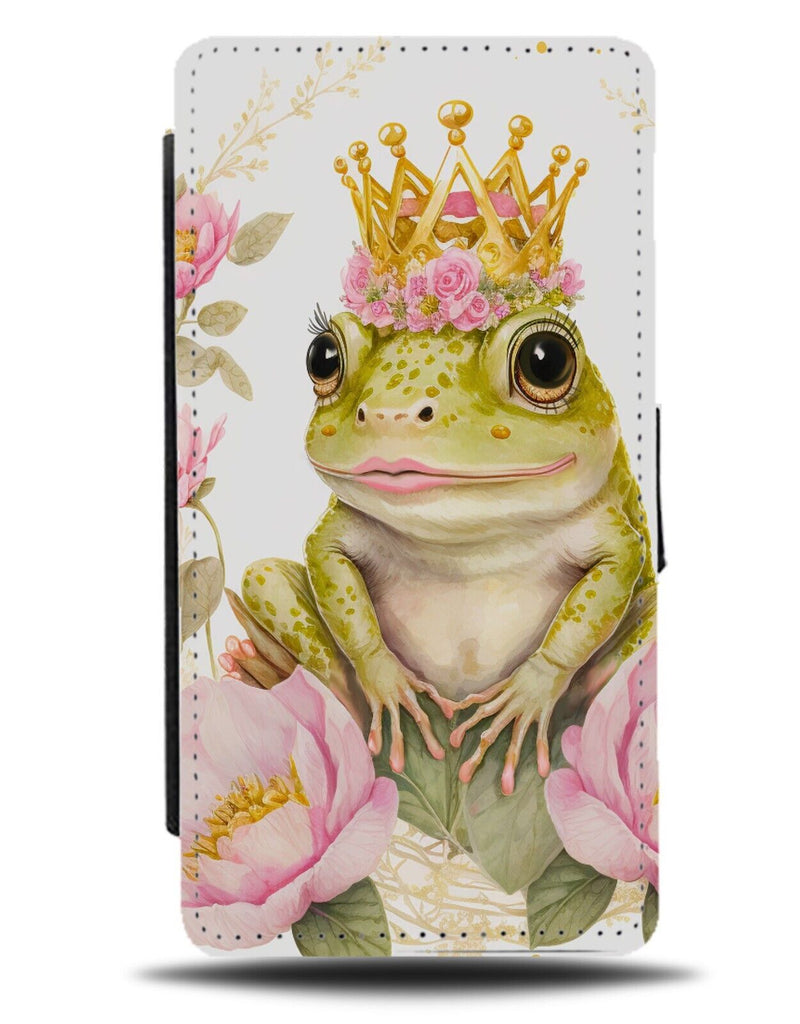 Funny Frog Queen Flip Wallet Case Ugly Prince Toad Toads Crown Princcess AZ02
