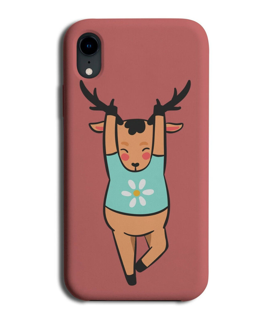 Reindeer Ballerina Cartoon Phone Case Cover Funny Ballet Dancer Present J004