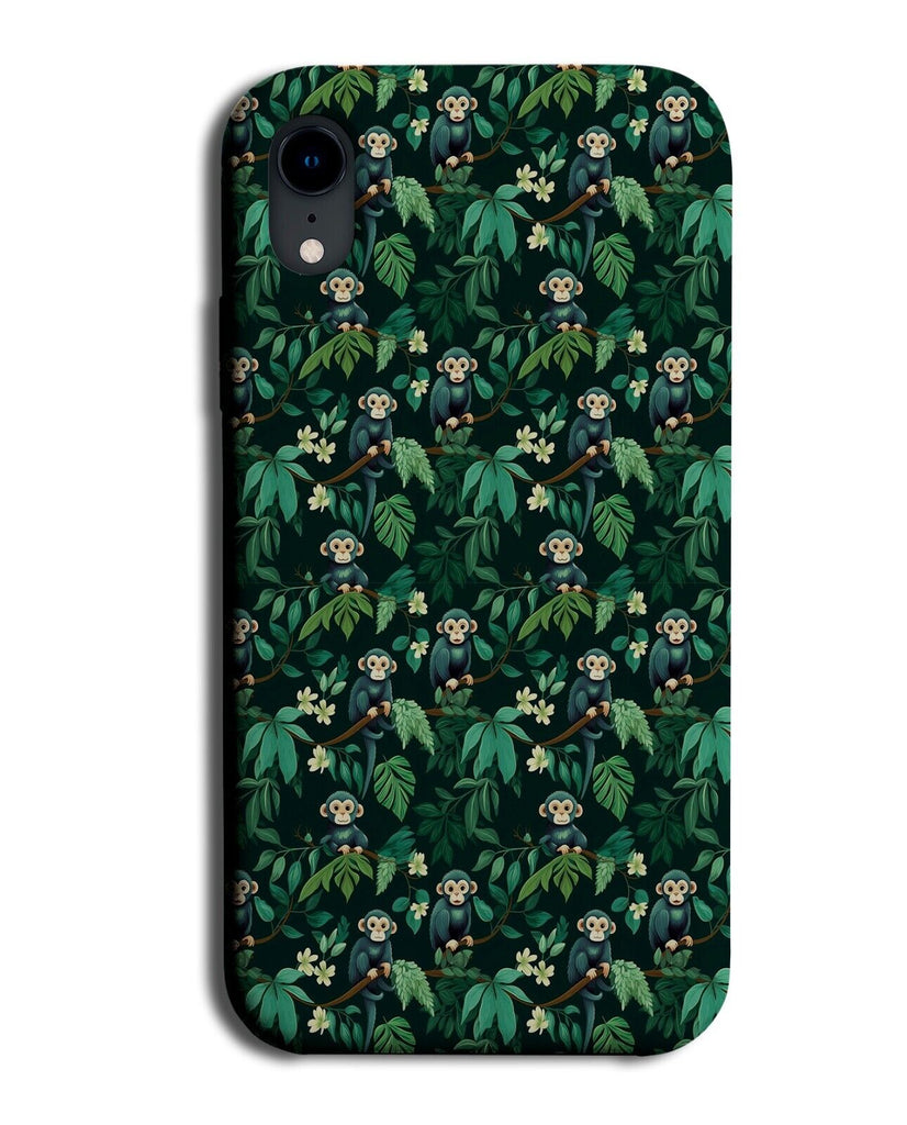 Monkey In The Trees Pattern Phone Case Cover Monkeys Jungle Chimp Forest CG28