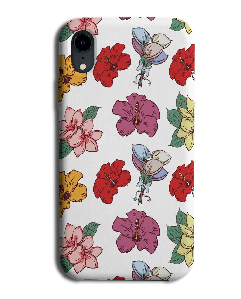 Flower Variations Phone Case Cover Different Types Of Flowers Florist E576