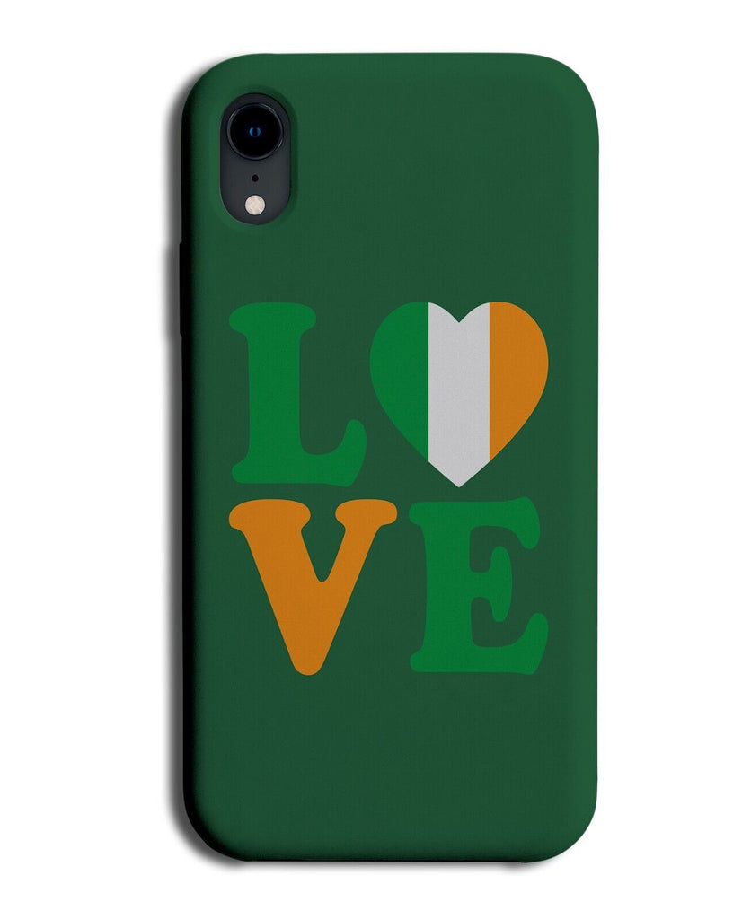Love Ireland Phone Case Cover Irish Flag Gift Present Novelty Tourist Heart DA87