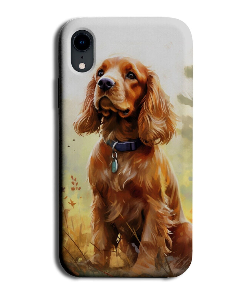 Cocker Spaniel Picture Phone Case Cover Spaniels Dog Dogs Breed Pet Puppy DA17