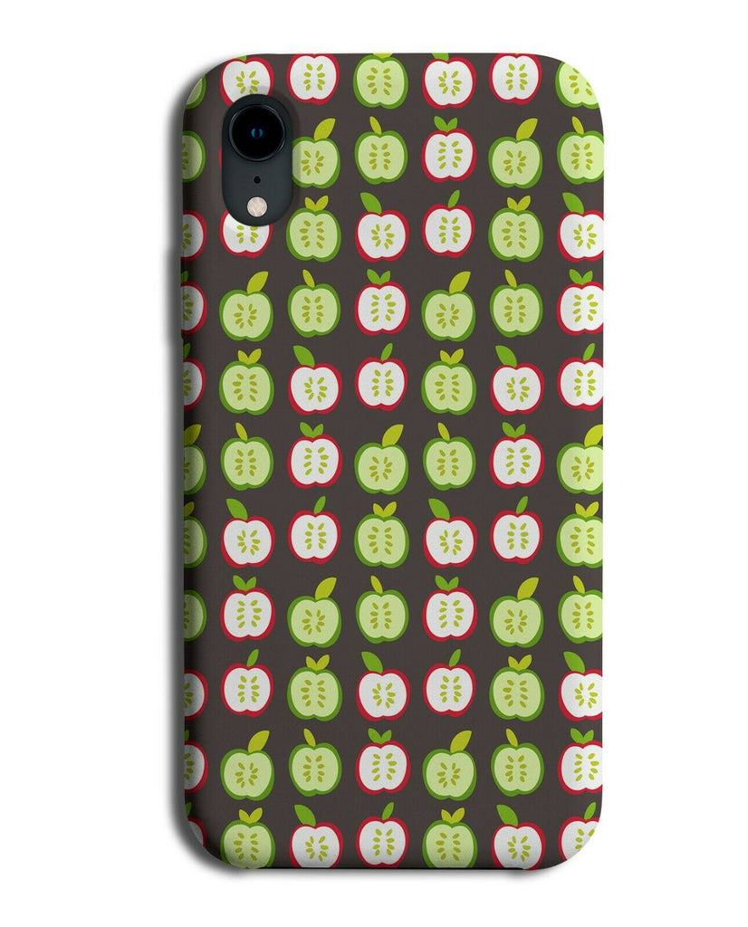 Red and Green Apples Phone Case Cover Pattern Apple Retro Cartoon Fruit F066