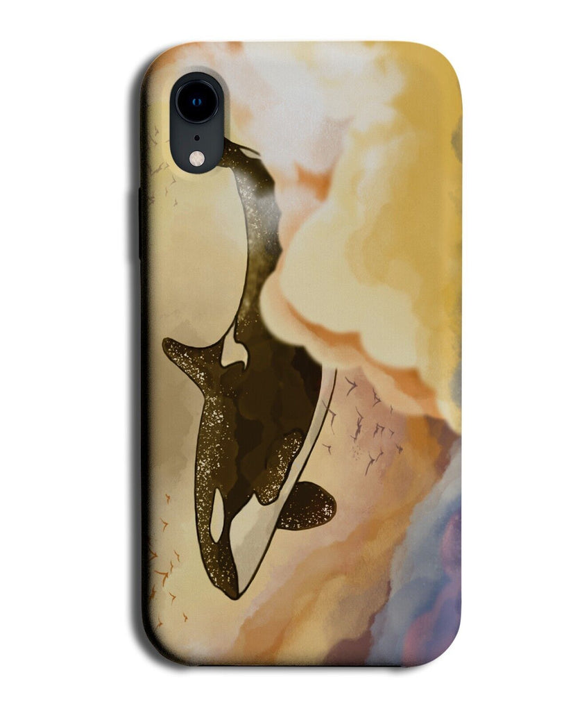 Vintage Water Colour Orca Picture Phone Case Cover Orcas Watercolour Print Ay92