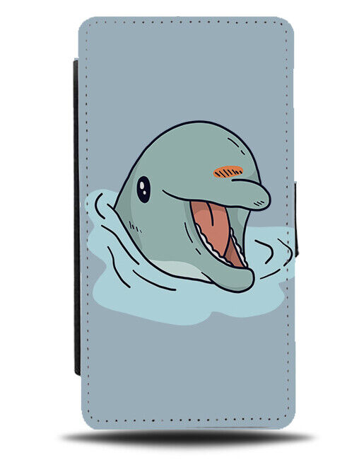 Funny Dolphin Face Out Of Water Phone Cover Case Cute Kids Childrens J292