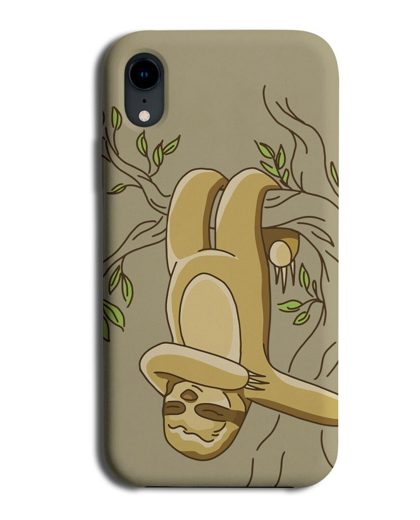 Upside Down Dabbing Sloth Phone Case Cover Sloths Dab Move Hanging K280