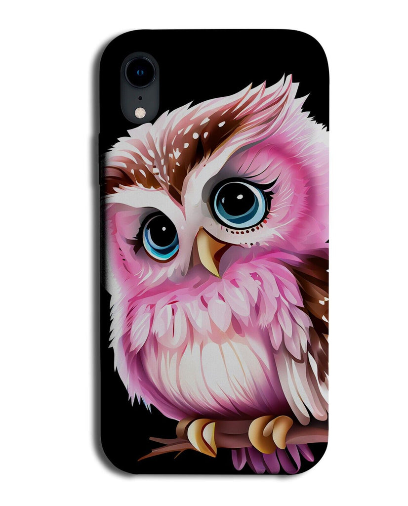 Girly Pink Owl Phone Case Cover Coloured Girls Owls Style Anime Gothic Goth BJ83