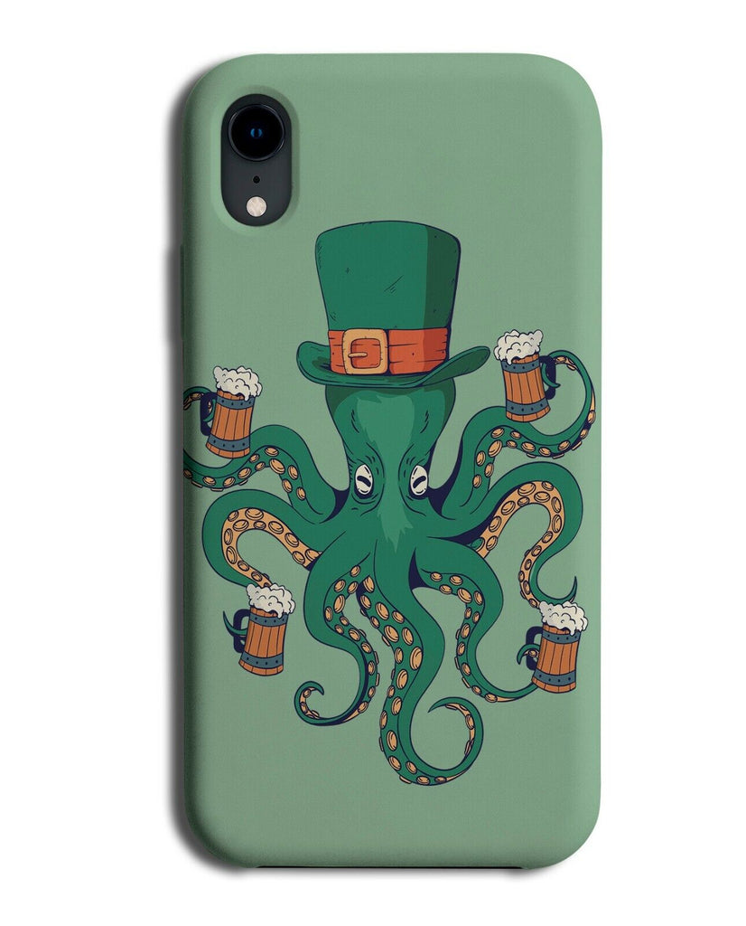 Drunk Octopus Phone Case Cover Cartoon St Patricks Day Irish J037