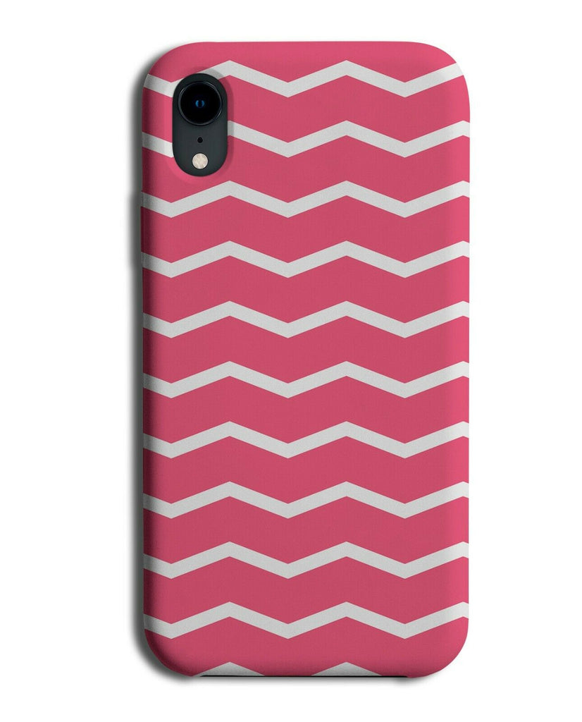 Hot Pink Zigzag Stripes Phone Case Cover Striped Strip Zig Zag Pattern G532