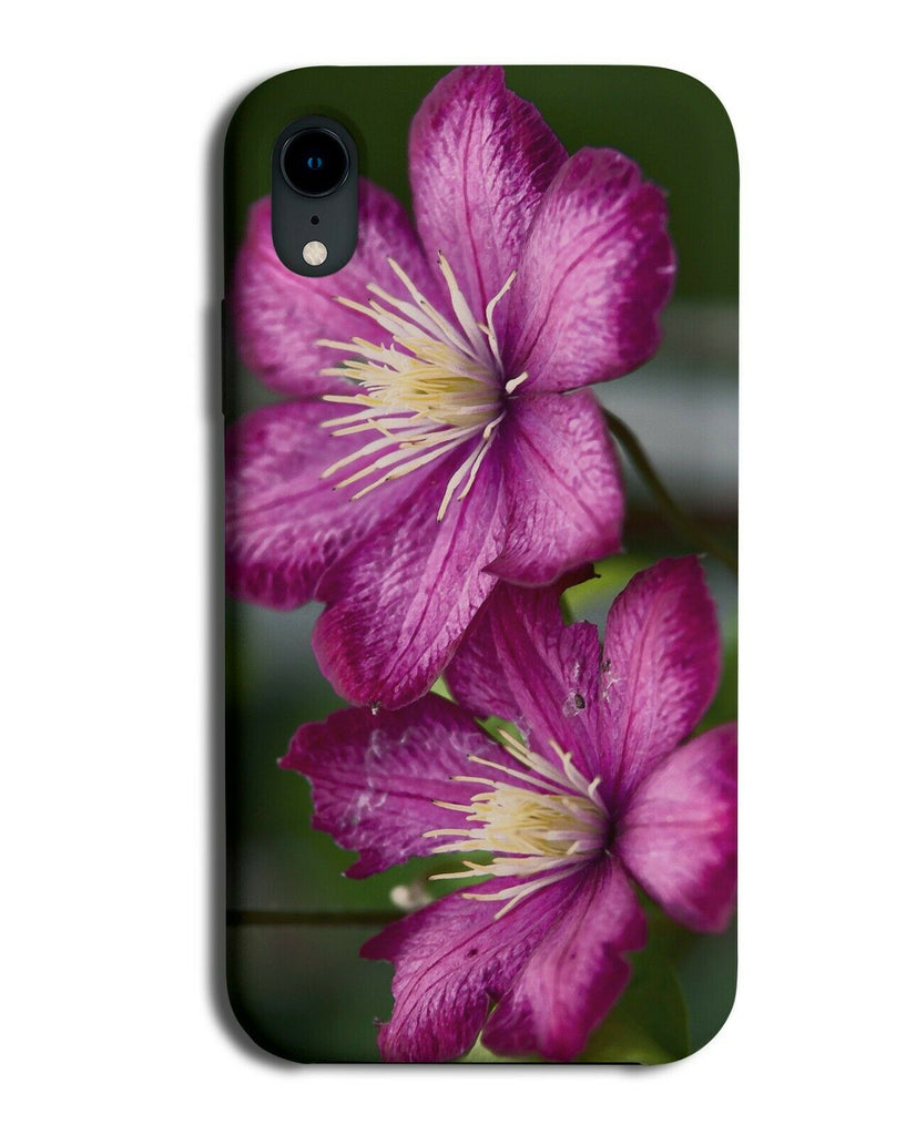 Dark Pink Buttercup Flower Phone Case Cover Picture Photograph Floral G693
