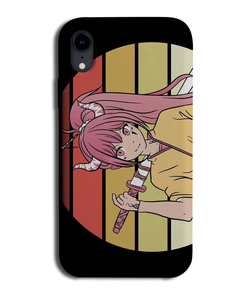 Anime Girl Warrior Phone Case Cover Samurai Fighters Girls Pink Hair Retro AC50