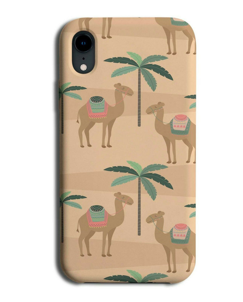 Egyptian Camel With Palm Tree Phone Case Cover Trees Leaves Camels Cartoon F501