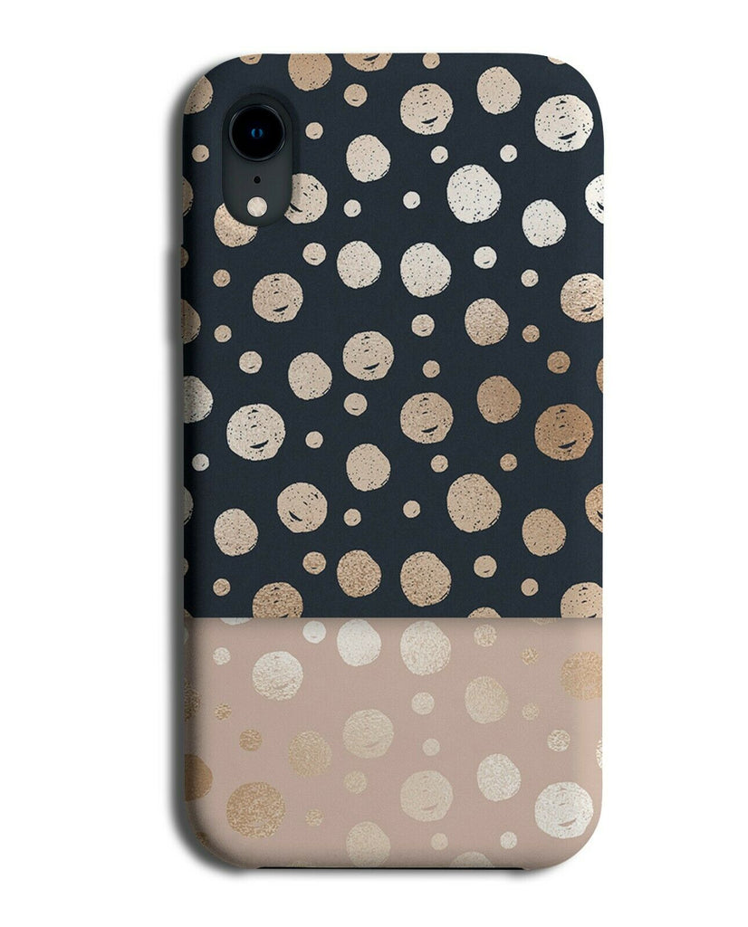 Rose Gold and Black Painting Splotches Phone Case Cover Painting Marks G107