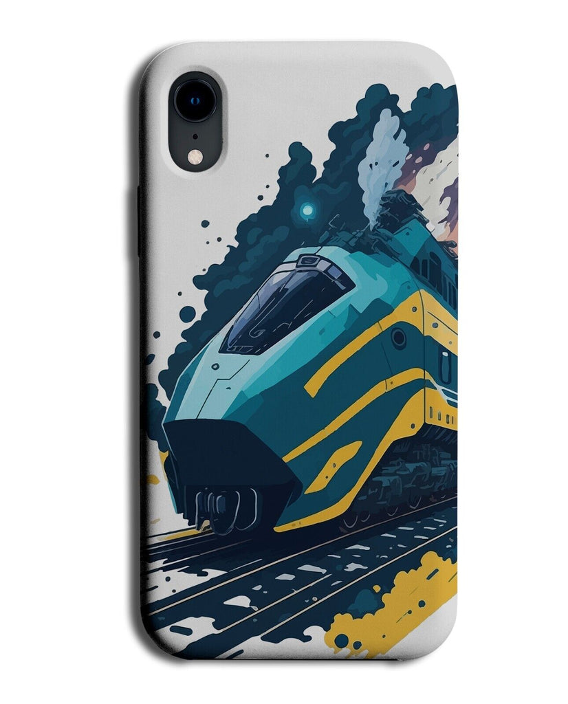 High Speed Train Phone Case Cover Commuter Trains Railway Rails Tracks DG19
