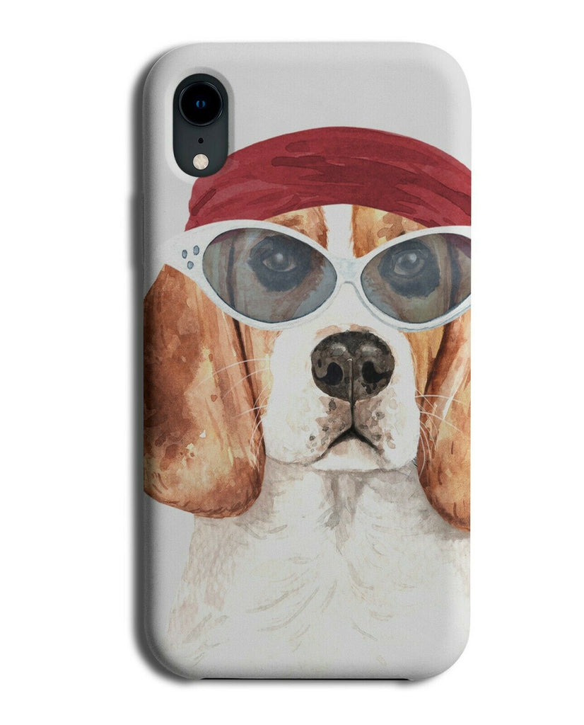 Hippy Beagle Phone Case Cover Stylish Fashion Beagles Dress Up 60s 70s K668