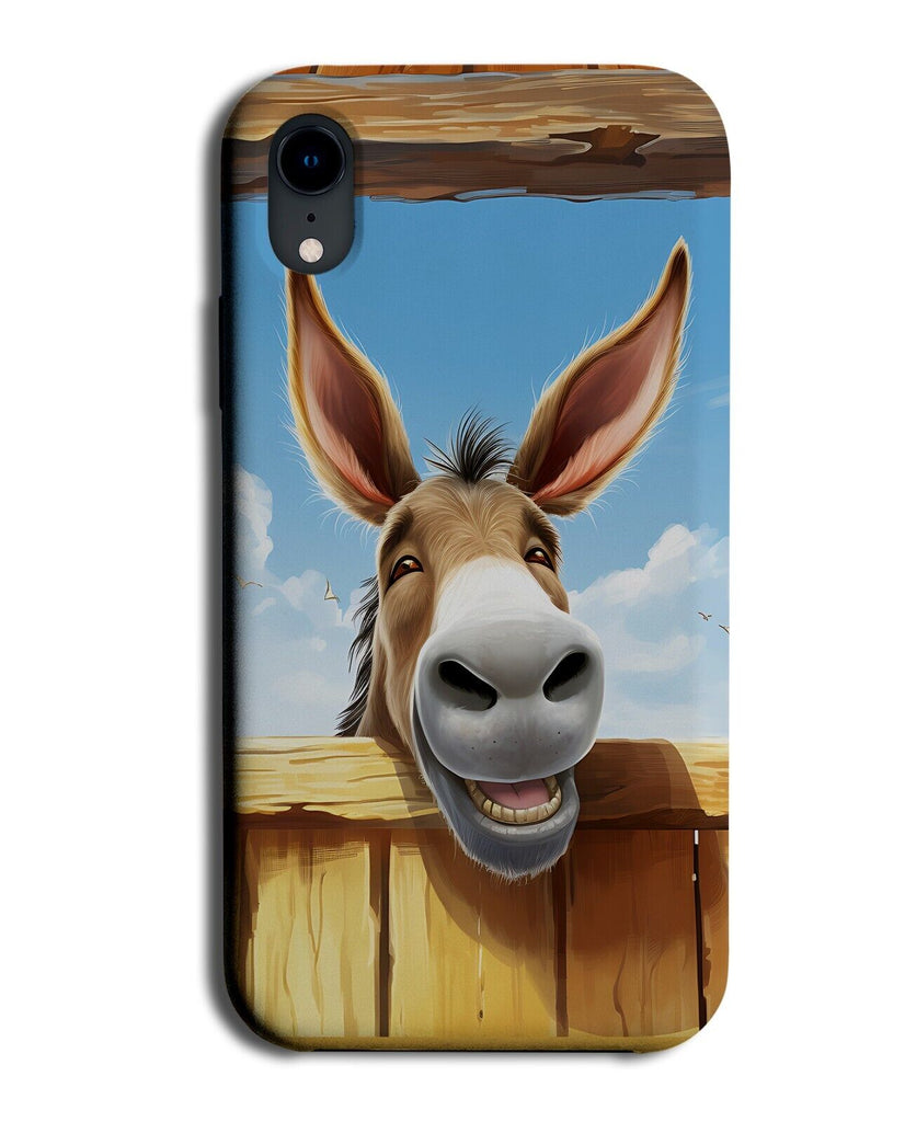 Funny Little Donkey Phone Case Cover Donkeys Face Laughing Smiling Animal DC86