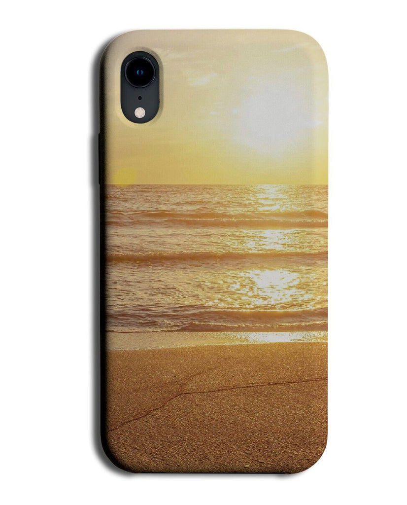 Beautiful Sunset On The Beach Phone Case Cover Ocean Waves Sea Wave Sandy BI31