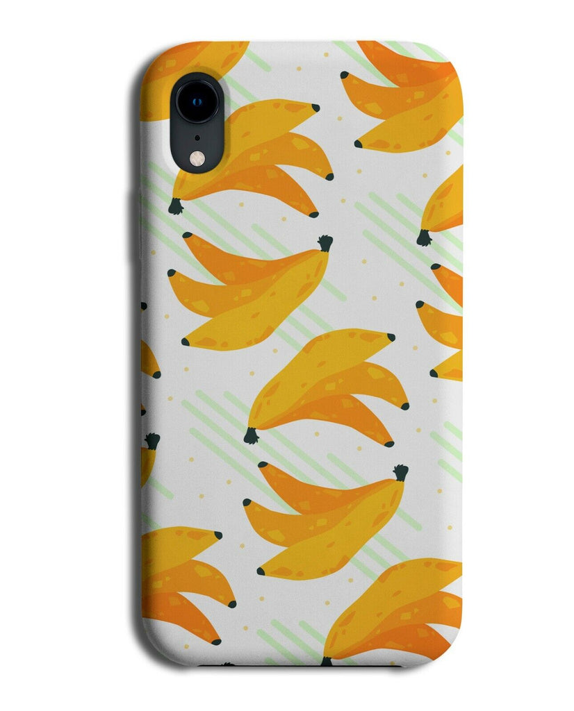Banana Fruit Pattern Phone Case Cover Bananas Falling Shapes Design Cartoon J007
