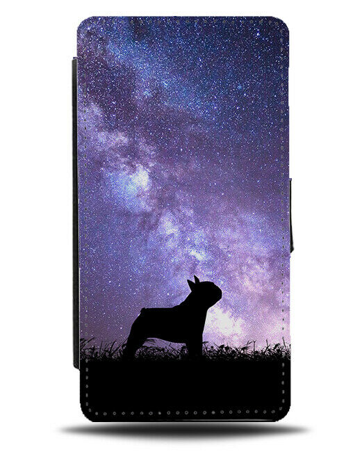 Pug Flip Cover Wallet Phone Case Pugs Dog Dogs Galaxy Moon Universe i221